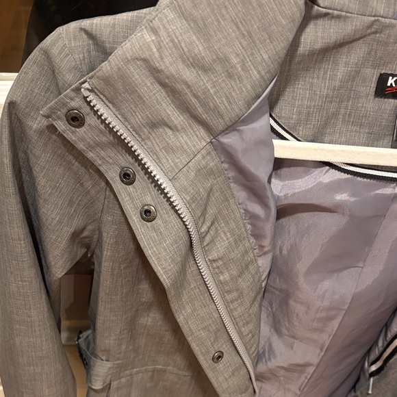 Kirkland Signature Gray Women's Trench Coat - Picture 15 of 16